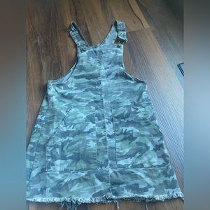 Camo overall dress